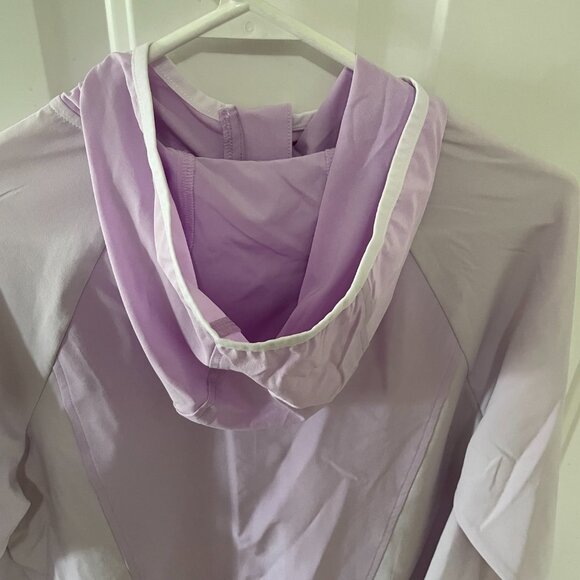 Vively - Lightweight Lavender Purple Zip Jacket with Hood - Girls 14/16 - NWT - Picture 5 of 8